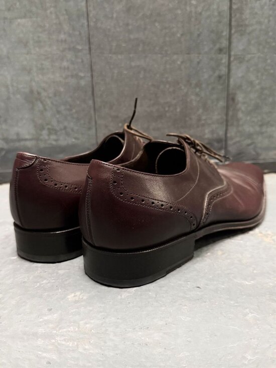 SALVATORE FERRAGAMO Lavorazione Originale Brown Wingtip Leather Shoes Sz 10 D main image 9